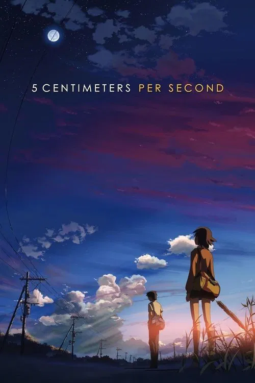 5 Centimeters per Second (5 Centimeters per Second) Sinhala Subtitles Anime Poster