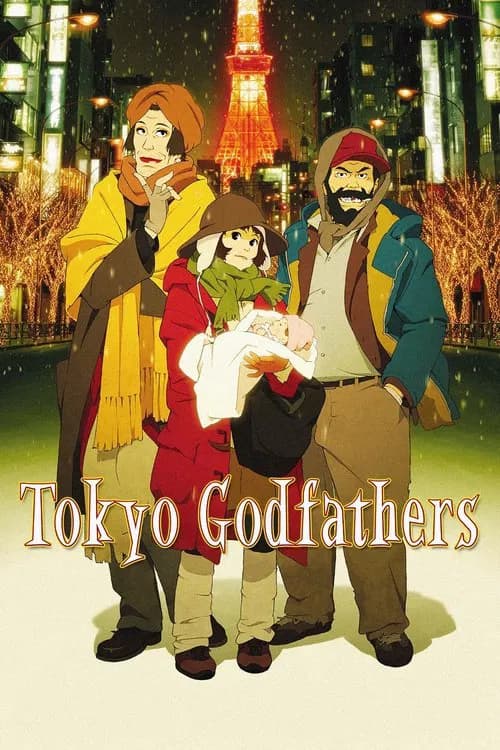 Tokyo Godfathers (Tokyo Godfathers) Sinhala Subtitles Anime Poster